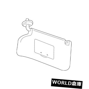 US�T���o�C�U�[ �����t�H�[�h�T���o�C�U�[FC3Z-2504105-G B Genuine Ford Sun-Visor FC3Z-2504105-GB