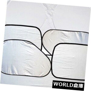 USToCU[ 6PCS܂肽ݎԂ̃tgKX̃tgKX̓悯̔˃ubNJo[oCU[ 6PCS Foldable Car Windshield Windscreen Sun Shade Reflective Block Cover Visor