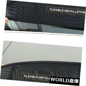 USToCU[ 2×Ԃ̃TChAEBhEbVJo[V[hToCU[VF[hTVF[hUVveN^[ 2 x Car Side Rear Window Mesh Cover Shield Sun Visor Shade Sunshade UV Protector