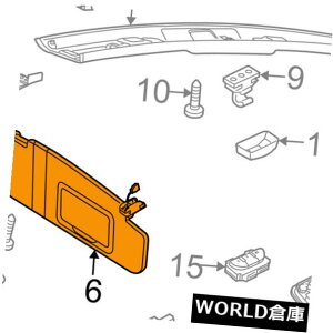USToCU[ AEfBOEM 10-12 S5[tToCU[ToCU[8H0857551QCS1 AUDI OEM 10-12 S5 Roof-Sunvisor Sun Visor Left 8H0857551QCS1