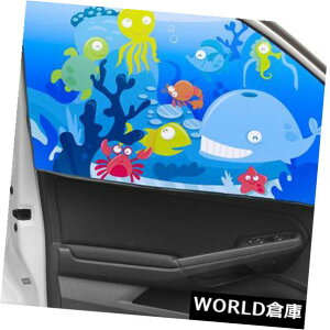 USToCU[ 3TJ[eqtgTChVF[hJ[eu[ 3 Pieces Window Sun Curtain Kids Front Side Shade Curtains Blue