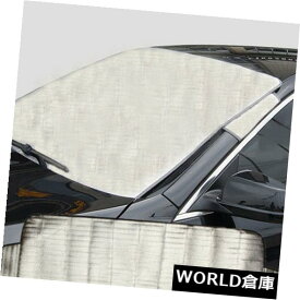 USサンバイザー 自動車の前部後部折り畳み式のバイザーの日曜日の風防ガラスカバーブロックの雪のシールド Auto Car Front Rear Foldable Visor Sun Shade Windshield Cover Block Snow Shield