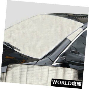 USToCU[ Ԃ̑O㕔܂ݎ̃oCU[̓j̕hKXJo[ubN̐̃V[h Auto Car Front Rear Foldable Visor Sun Shade Windshield Cover Block Snow Shield