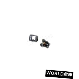 USToCU[ {̃AEfBA4 A3 a5 ttubNCeAToCU[tbNNbv+e[iJo[Zbg Genuine AUDI A4 A3 A5 TT Black Interior Sun Visor Hook Clip + Retainer Cover SET