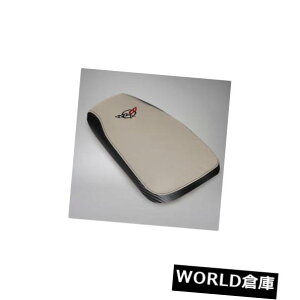 �R���\�[���{�b�N�X �R���x�b�g2�g�[���R���\�[���N�b�V����1997-2004 w /���S - �u���b�N/�Ŋ� Corvette 2 Tone Console Cushion 1997-2004 w/ Logo - Black/Shale �y���s�A���i�z