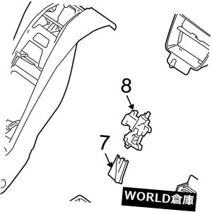 R\[{bNX BMWR\[gplpA51467031363 For BMW Genuine Console Trim Panel Rear 51467031363