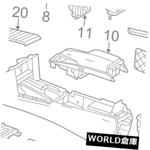 R\[{bNX MERCEDES OEM 14-16 E350R\[tgg2126803017 MERCEDES OEM 14-16 E350 Console-Front Trim 2126803017