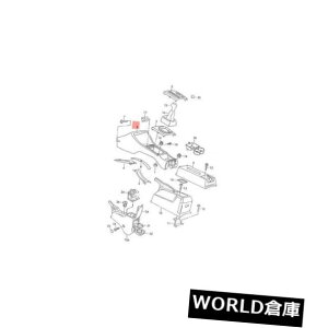 R\[{bNX VWStJuIoAgWFb^Z^[R\[1H1863243B41 Genuine VW Golf Cabriolet Variant Jetta centre console 1H1863243B41