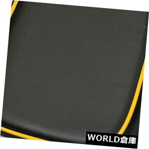 �R���\�[���{�b�N�X ���t�����R���\�[���N�b�V�������b�h�A�Z���u�� - �u���b�N�C�G���[�i2001-2004 C5�R���x�b�gZ06�j Mounted Console Cushion Lid Assembly - Black Yellow (2001-2004 C5 Corvette Z06) �y���s�A��