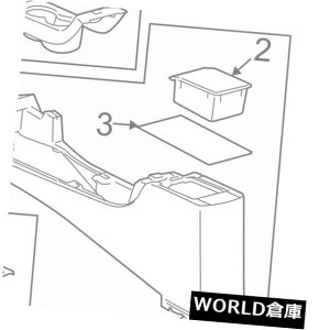 �R���\�[���{�b�N�X �n�}�[GM OEM 06�|10 H3�Z���^�[�R���\�[���A�[�}�[ t�ӂ��J�o�[�g�b�v15111830 Hummer GM OEM 06-10 H3 Center Console-Armrest Lid Cover Top 15111830 �y���s�A���i�z