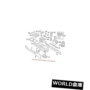 �R���\�[���{�b�N�X BMW�����R���\�[���g�����p�l���t�����g���C�g�A�b�p�[51169285062 For BMW Genuine Console Trim Panel Front Right Upper 51169285062 �y���s�A���i�z