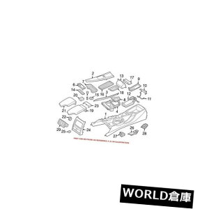 コンソールボックス BMW純正コンソールアームレストカバーセンター51169285132 For BMW Genuine Console Armrest Cover Center 51169285132