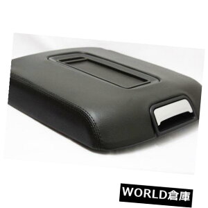 R\[{bNX AU[ubNR\[A[XgJo[tBbg14-18V{[Vo[hAVG Real Leather Black Console Armrest Cover Fits 14-18 Chevy Silverado Sierra