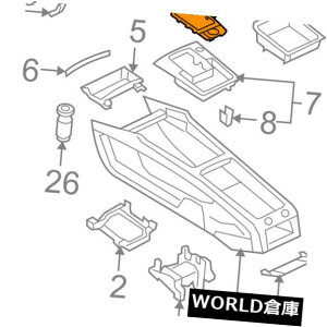 R\[{bNX AEfBOEM 07-15 Q7tgZ^[R\[t[4L0864260A AUDI OEM 07-15 Q7 Front Center Console-Frame 4L0864260A