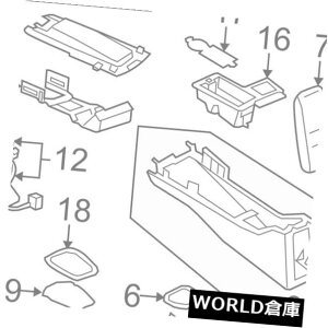 R\[{bNX WK[OEM 03-08 S^R\[DMXR 852170 JAGUAR OEM 03-08 S-Type Console-Ash Tray XR852170