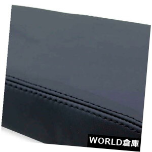 �R���\�[���{�b�N�X Dodge Nitro 07-11�u���b�N�p�Z���^�[�R���\�[���A�[�����X�g���A�����U�[�J�o�[ Center Console Armrest Real Leather Cover for Dodge Nitro 07-11 Black