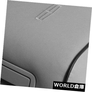 �R���\�[���{�b�N�X 2006�����J�[���}�[�NLT - �Z���^�[�R���\�[�����[�R���p�[�g�����g���U�[���b�h�J�o�[�A�O���[ 2006 Lincoln Mark LT -Center Console Storage Compartment Leather Lid Cover Gray �y���s�A���i