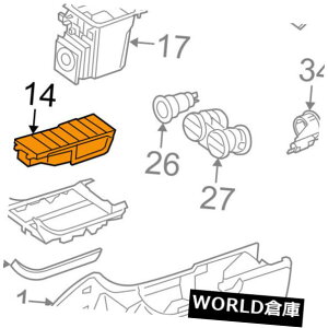 �R���\�[���{�b�N�X �����h���[�o�[OEM 08-09�����W���[�o�[�X�|�[�c�R���\�[���C���T�[�gFHM500140PVJ LAND ROVER OEM 08-09 Range Rover Sport Console-Insert FHM500140PVJ �y���s�A���i�z