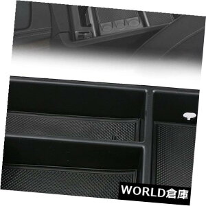 コンソールボックス 07-19トヨタツンドラ08-19セコイア用ブラックセンターコンソールインサートオーガナイザートレイ Black Center Console Insert Organizer Tray For 07-19 Toyota Tundra 08-19 Sequoia