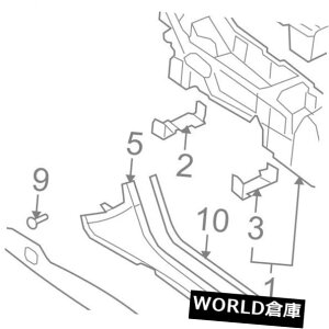 R\[{bNX J[tH[hOEM 2009 MKSZ^[R\[ - Vtgpl8A5Z54045A76BA Lincoln FORD OEM 2009 MKS Center Console-Shift Panel 8A5Z54045A76BA