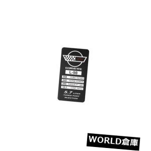 R\[{bNX 1991RxbgR\[GWXybNv[g245HP L98 1991 Corvette Console Engine Spec Plate 245HP L98