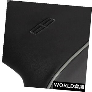 R\[{bNX 2006J[}[NLT - Z^[R\[[Rp[ggU[bhJo[AubN 2006 Lincoln Mark LT-Center Console Storage Compartment Leather Lid Cover Black