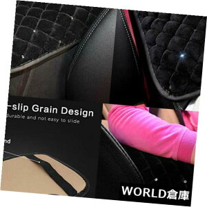 R\[{bNX Ԃ̓~gZ^[R\[{bNXA[XgpbhNbVJo[rOʂ Black Car Winter Warm Center Console Box Armrest Pad Cushion Cover Biling Plush