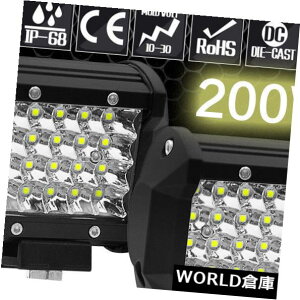 LEDCgo[ 4in 200W LED[NCgo[TChV[^[|bhhCrOtHOIt[hgN^[4WD 12V 4in 200W LED Work Light Bar Side Shooter Pod Driving Fog OffRoad Tractor 4WD 12V