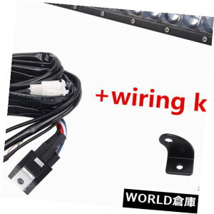 LED���C�g�o�[ 41 200W�N���[��LED�̃��C�g�o�[�̃R���{�̉^�]�̃g���b�N�����v�̒P��̗�4D�����Y+�z�� 41 200W CREE LED Light Bar Combo Driving Truck Lamp Single Row 4D Lens + Wiring �y���s�A���i�z