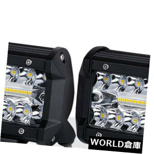 LEDCgo[ 24C`60WN[LED[NCgo[It[hX|bgCgƗphCrOv 2Pcs 4 inch 60W CREE LED Work Light Bars Offroad Spotlight Work Driving Lamps