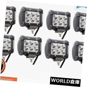 LEDCgo[ 8×4C`18WN[LEDCgo[X|bgL[u|bhIt[hgbNo[Xv1500LM 8X 4inch 18W CREE LED Light Bar Spot Cube Pods offroad Truck Reverse Lamp 1500LM