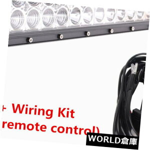 LEDCgo[ 32C`180W LEDCgo[X|bgtbhhCrOtHOvX+[gRg[z 32INCH 180W LED LIGHT BAR SPOT FLOOD DRIVING FOG LAMP SLIM+REMOTE CONTROL WIRING