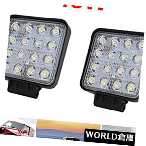 LEDCgo[ It[h4WD̃gbÑgN^[̃{[g̓_̍^̂߂16LED 48W LED̎d̃Cgo[ 16LED 48W LED Work Light Bar for Off road Car 4WD Truck Tractor Boat Spot Flood