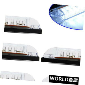 LEDCgo[ 5 x 4 "^Lin e[eBeBCgo[6_CI[hhNAYzCg 5X 4" Ultra-Thin-Line LED Utility Light Bar 6 Diode Waterproof Clear Lens White