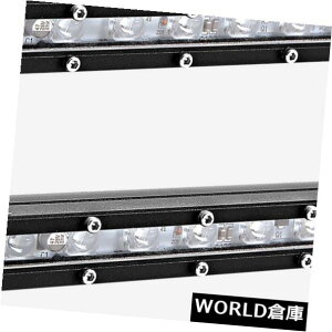LEDCgo[ 2×30bg9C`N[PledCgo[XX|bg5dYW[vop[ATV 4WD 2X 30W 9INCH CREE Single Row LED Light Bar Slim Spot 5D Lens Jeep Bumper ATV 4WD