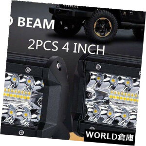 LEDCgo[ SUV{[gZbg^]2x 72W IP68 LEDƃCgo[^X|bgIt[hgbN 2x 72W IP68 LED Work Light Bar Flood Spot Offroad Truck Fog Driving SUV Boat set