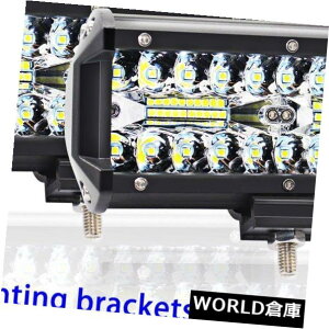 LEDCgo[ 7C`400W LED[NCgo[tbhX|bgr[It[h4WD SUVhCrOtHOv 7inch 400W LED Work Light Bar Flood Spot Beam Offroad 4WD SUV Driving Fog Lamp