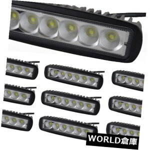 LEDCgo[ 10x 7C`18WN[LED[NCgo[tbhIt[hATV FOGgbNv12V 6 " 10x 7INCH 18W CREE LED WORK LIGHT BAR FLOOD OFFROAD ATV FOG TRUCK LAMP 12V 6"