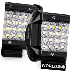 LEDCgo[ 2×4 "72W LED|bhX|bgCgo[ƃIt[hhCrOtHOv7200LM F 2X 4" 72W LED Pods Spot Light Bar Work Offroad Driving Fog Lamp 7200LM F for all