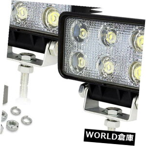 LED���C�g�o�[ Safewd 2X 18W LED�̎d���̃��C�g�o�[�̍^���r�[���I�t���[�h�^�]4wd�ԃg���b�N12V Safego 2X 18W LED Work Light Bar Flood Beam Offroad Driving 4wd Car Trucks 12V �y���s�A���i�z