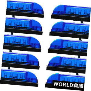 LEDCgo[ 10{h4 "u[LEDCgo[6_CI[h[eBeBXgbvvI[gTChCg 10x Waterproof 4" Blue LED Light Bar 6 Diodes Utility Strip Lamp Auto Side Light
