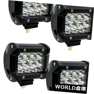 LEDCgo[ 5''I 72W LED[NCgo[tbhhCrOvpW[vgbN{[gIt[hSUV 5''I 72W LED Work Light Bar Flood Driving Lamp for Jeep Truck Boat Offroad SUV