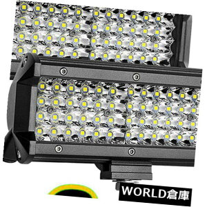 LEDCgo[ Nbh2×144bg7C`ledƃCgo[It[hhCrOvpW[v{[g12{g Quad Row 2x144W 7inch Led Work Light Bar Offroad Driving Lamp For Jeep Boat 12V