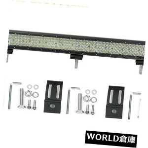 LEDCgo[ 32C`4LEDƃCgo[X|bg^R{gbNIt[h4wd^] 32" Inch Quad-row LED Work Light Bar Spot Flood Combo Truck Offroad Driving 4wd