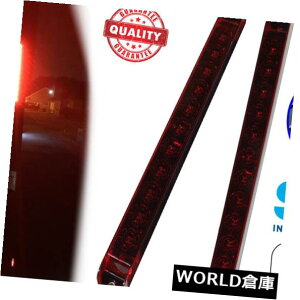 LEDCgo[ 17 "hԂLED̃g[[gbNRVԂ̒~e[^[Cgo[ Pair 17" WATERPROOF Red LED Trailer Truck RV Car Stop Tail Turn Light Bar Sealed
