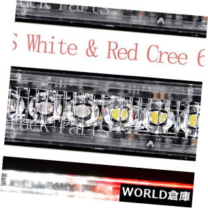 LED���C�g�o�[ 2XCREE 6LED 18W���b�h/�z���C�g�X�[�p�[�u���C�g�ً}�n�U�[�h�x���X�g���{���C�g�o�[ 2XCREE 6LED 18W Red/WhiteSuper Bright Emergency Hazard Warning Strobe Light Bar �y���s�A���i�z