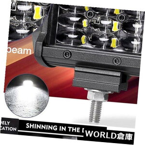 LEDCgo[ 2s[X72bgledƃCgo[^X|bgIt[hgbNtHOwbhCg^]suv 2pcs 72W LED Work Light Bar Flood Spot Offroad Truck Fog Headlight Driving SUV