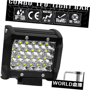 LEDCgo[ 4C`72W LED[NCgo[tbhX|bgr[It[h4WDԃgbNhCrOv 4 inch 72W LED Work Light Bar Flood Spot Beam Offroad 4WD Car Truck Driving Lamp