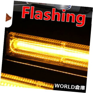 LEDCgo[ 2XAo[COB LEDJ[ً}x_ŃtbVXg{Cgo[w / 2X Amber COB LED Car Emergency Warning Flashing Flash Strobe Light Bar w/