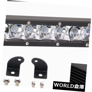 LEDCgo[ 2×11 "50WPsN[LEDCgo[X|bg^R{Ԃ̖X[p[X3D + 2X 11" 50W Single Row CREE LED Light Bar Spot Flood Combo Car Fog Super Slim 3D+